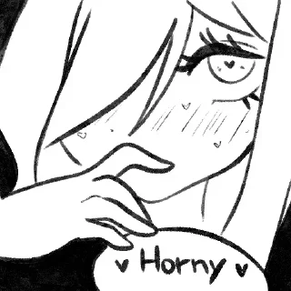 Telegram sticker 😏 anime love @premstickery