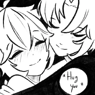 Telegram sticker 🥰 anime love @premstickery