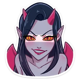 Telegram sticker 😈 Дьяволица (@TgSticker)