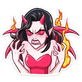 Video sticker 🤬 Дьяволица (@TgSticker)