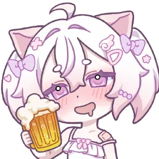 Sticker 🍺 akane_iwawwa