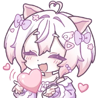 Telegram sticker 🥰 akane_iwawwa