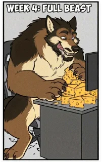 Telegram stiker 🐺 Konnor Wolf