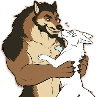 Telegram stiker 😈 Konnor Wolf