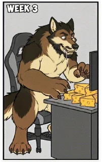 Telegram stiker 🐺 Konnor Wolf