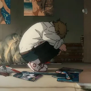 Telegram sticker 🌷 "Denji - Chainsaw Man" @siwsam
