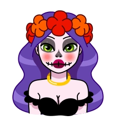 Telegram sticker 😃 Vera Calavera