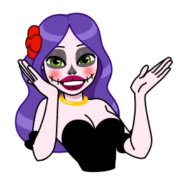 Telegram sticker 👏 Vera Calavera