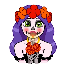 Telegram sticker 🕯 Vera Calavera