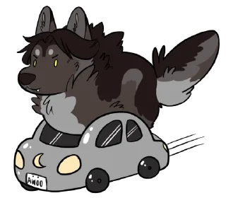 Telegram sticker 🏎 WolfBoy's Random Pack of Awesome