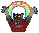 Telegram sticker 🌈 WolfBoy's Random Pack of Awesome