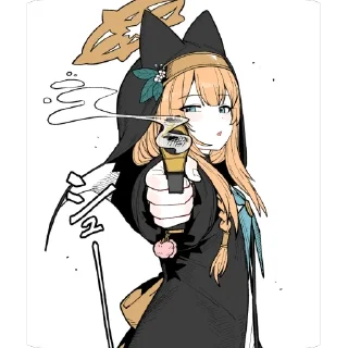 Telegram sticker 🔫 💗ありがとね♪ @ymiiae