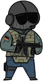 Video sticker 🇩🇪 Rainbow six