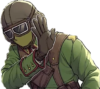 Telegram sticker 🙅‍♂️ Rainbow six