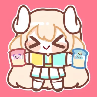 Video sticker 👻 라라 잡탕콘 @DCConSticker