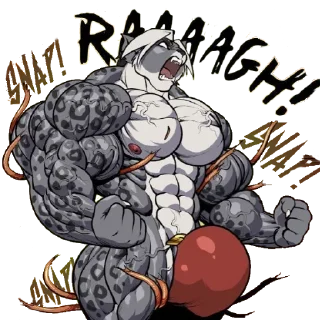 Sticker 💪 Horny-Hyper-Muscle Furs