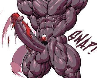 Telegram sticker 💦 Horny-Hyper-Muscle Furs