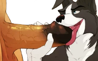 Telegram sticker 🍆 Horny-Hyper-Muscle Furs