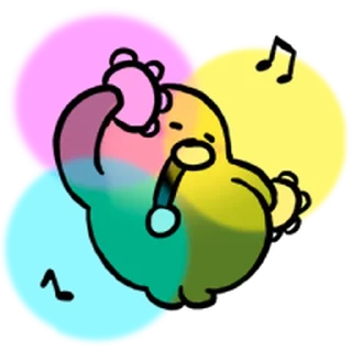 Telegram sticker ⭐ 투자 전문가, 껄무새 3 @moe_sticker_bot