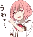 Telegram sticker 👀 nqrse-chan kawaii :: @line_stickers