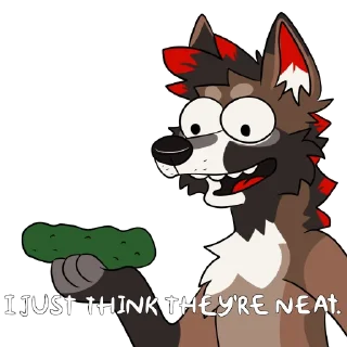 Video sticker 🥒 Rhys Redmane Maned Wolf