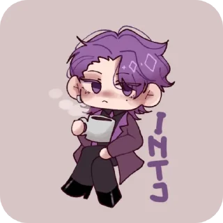 Telegram sticker 👄 INTJ @sticker_M7