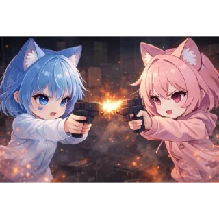 Telegram sticker 😱 호민박이 최고임