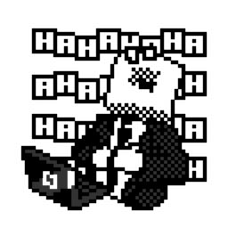 Telegram sticker 🤣 Retro Pixel #650 @sticker_bot
