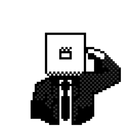 Telegram sticker 🤝 Retro Pixel #650 @sticker_bot