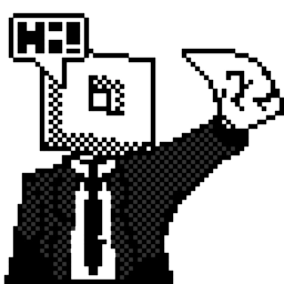 Telegram sticker 👋 Retro Pixel #650 @sticker_bot