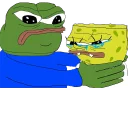 Sticker 💀 Gangster No. 1 - Fuck Crypto, just PEPE!