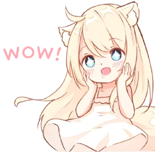 Video sticker 🤩 Неко-тян 🐾 ➝ @calm_stickers