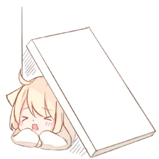 Telegram sticker 😣 Неко-тян 🐾 ➝ @calm_stickers