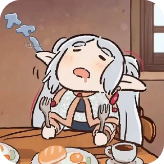 Telegram sticker 🍽 Mayada <3