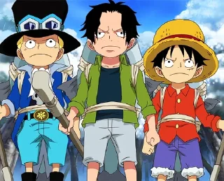 Telegram sticker ✊ Kid Luffy