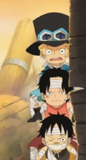 Telegram sticker 😒 Kid Luffy