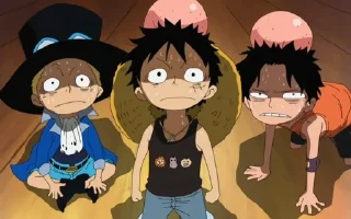 Telegram sticker 🥺 Kid Luffy