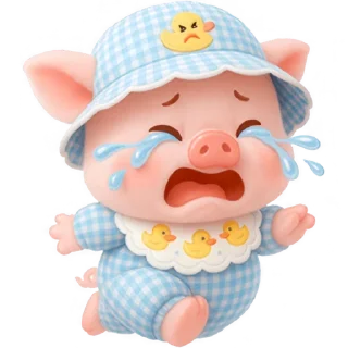 Telegram sticker 😭 Маленький поросёнок @Nyasticks