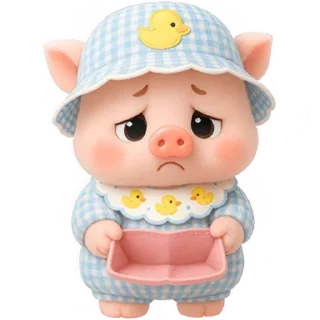 Telegram sticker 😕 Маленький поросёнок @Nyasticks