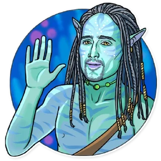 Telegram stiker 🖐 Nicolas Cage