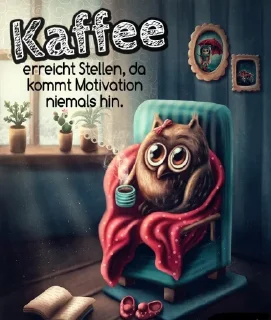 Telegram sticker ☕ Büchereule_3