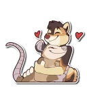 Telegram sticker ❤ Takun