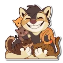 Telegram sticker 😺 Takun