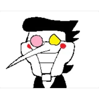 Sticker 🫥 Spamton G. Spamton by @vinogradovichhh