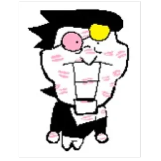 Telegram sticker 🫥 Spamton G. Spamton by @vinogradovichhh