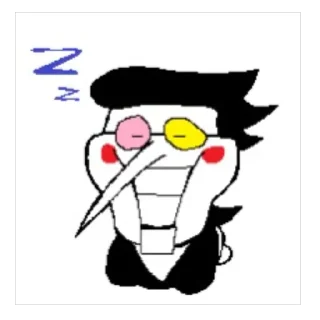Telegram sticker 🫥 Spamton G. Spamton by @vinogradovichhh