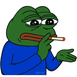 Sticker 🚬 PePe - @EmojiNewz