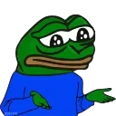 Video sticker 😟 PePe - @EmojiNewz
