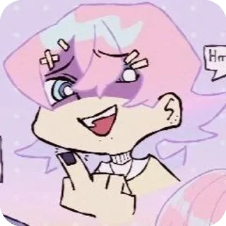 Telegram sticker 😃 @WeStickerbot Рен(чорни под прикрытием пикми) @say