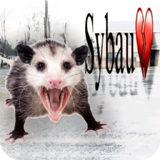 Telegram sticker 🐱 Опоссума @TgEmodziBot